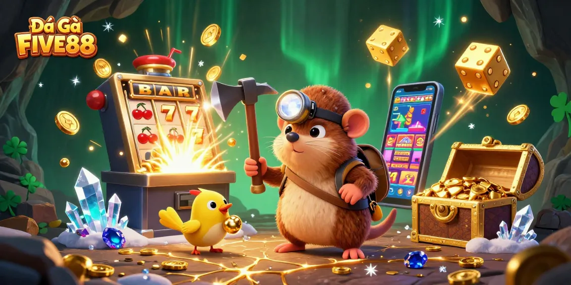 Experience thrilling Đá Gà FIVE88 action with a lively casino atmosphere and exciting game dynamics.