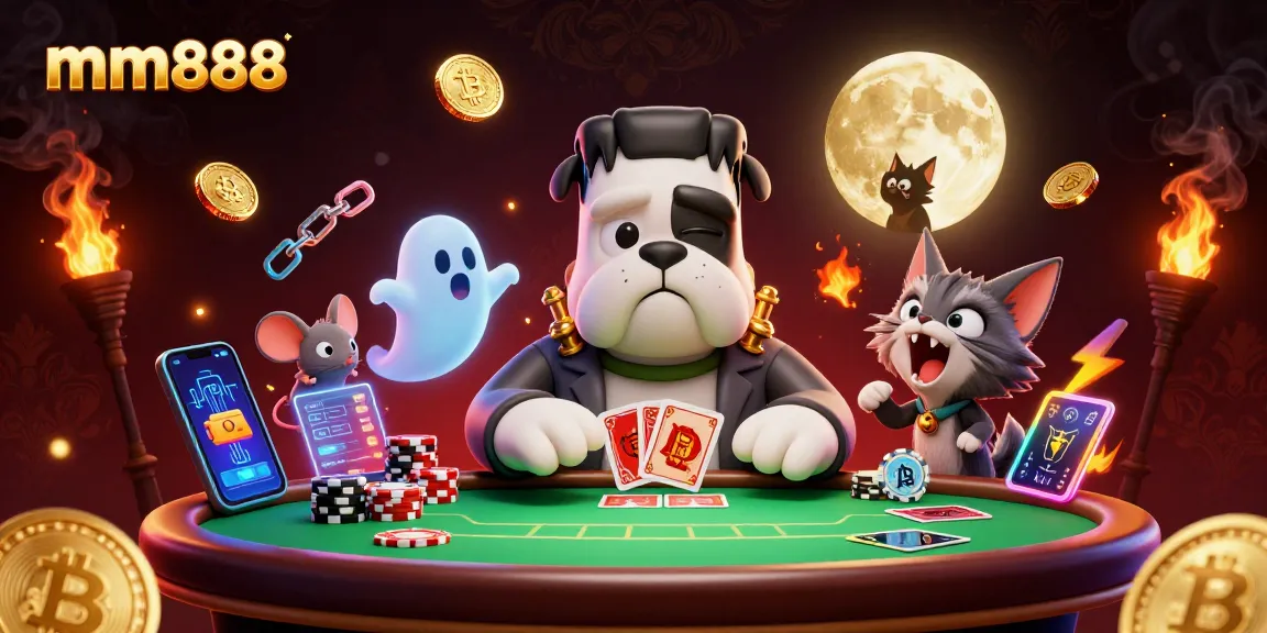 Experience thrilling gameplay at mm888 while enjoying the whimsical 3D characters in a casino.