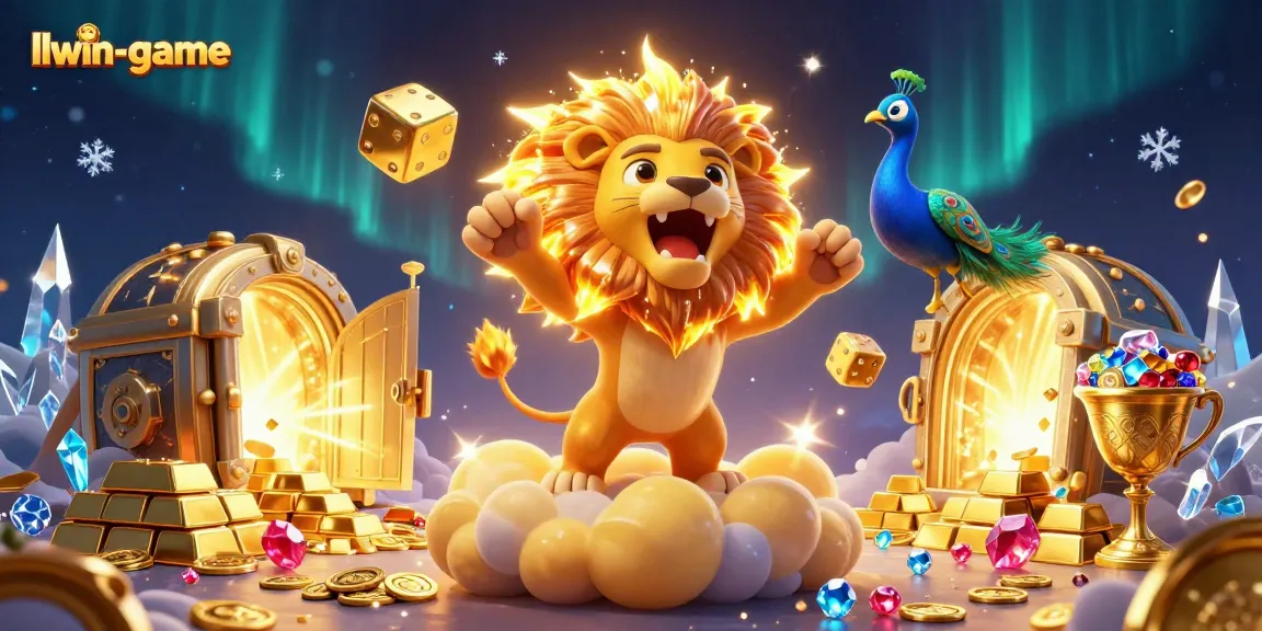 Experience thrilling action at llwin-game with a lucky lion and sparkling treasures of gold.