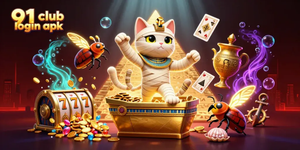 Experience thrilling adventures with the 91 club login apk featuring vibrant casino elements and gaming scenes.