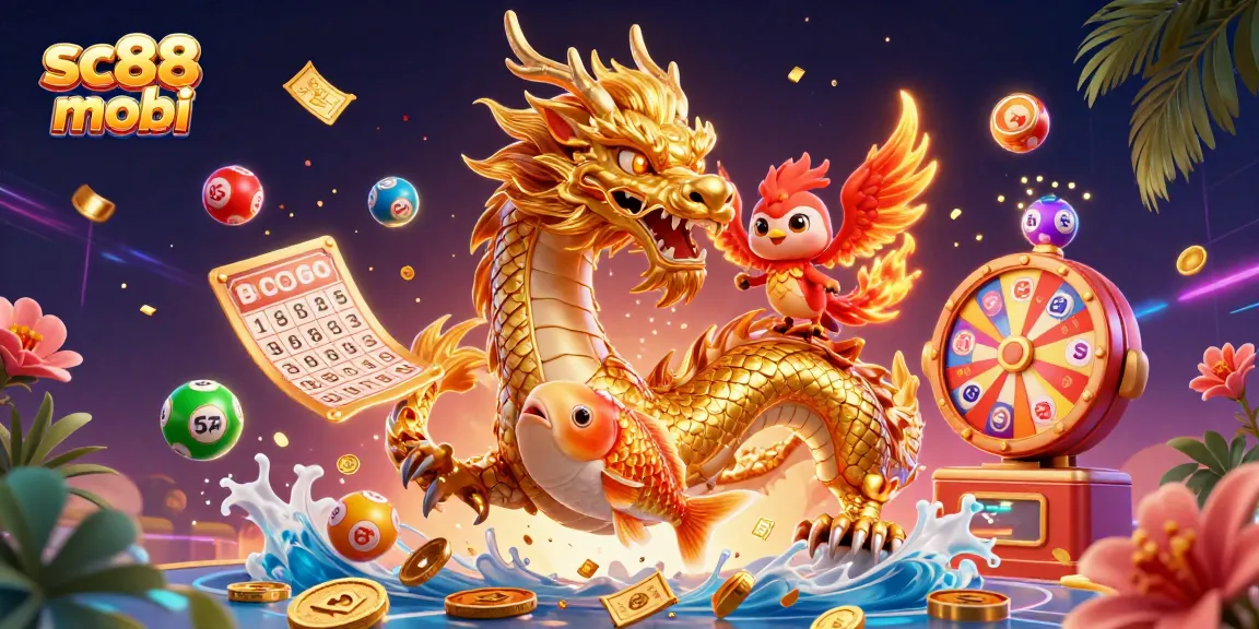 Experience the thrill of sc88 mobi gameplay with vibrant characters and dynamic casino elements.