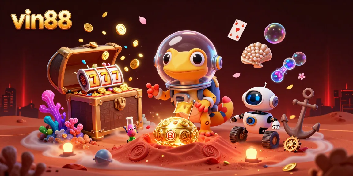 Play and win big with vin88 in this vibrant, action-packed online casino scene.